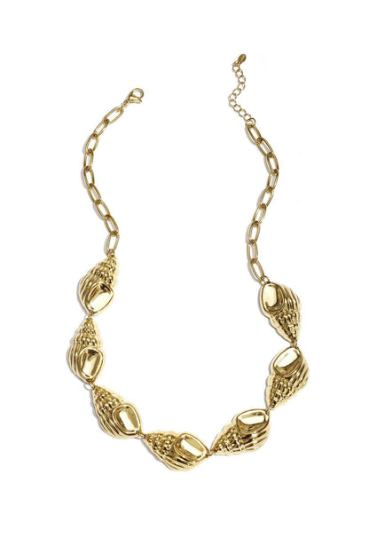 Statement ketting met grote schelpen