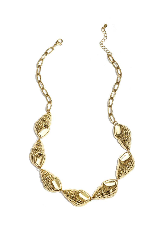 Statement ketting met grote schelpen