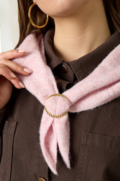Stylish Gold Silk Scarf Clip for All Occasions