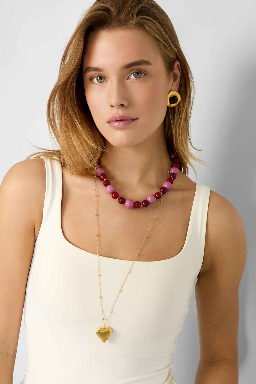 Elegant 70cm+ Long Necklace, Silver & Gold Tone