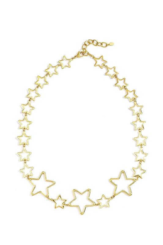 Stylish Star Stainless Steel Chain Necklace