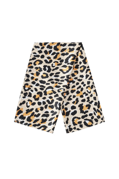 Elegant Leopard Print Summer Scarf for Women