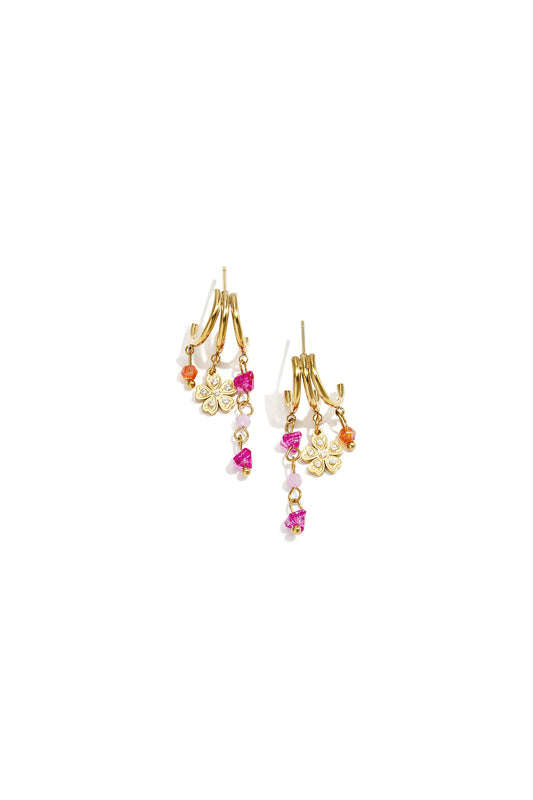 Elegant Gold Drop Earrings for Spring/Summer