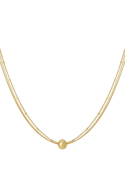 Elegant 14K Gold Plated Irregular Pendant Necklace