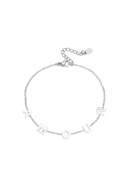 Armband amour chunky letters