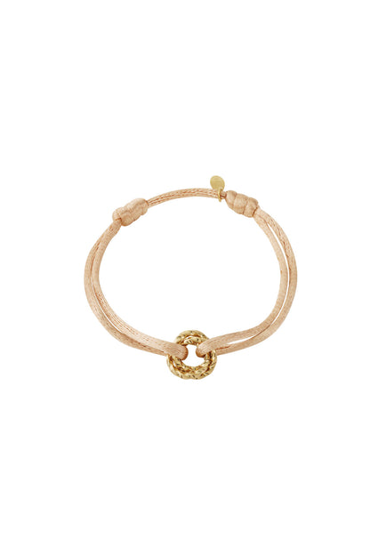 Armband met zonnige dagknoop
