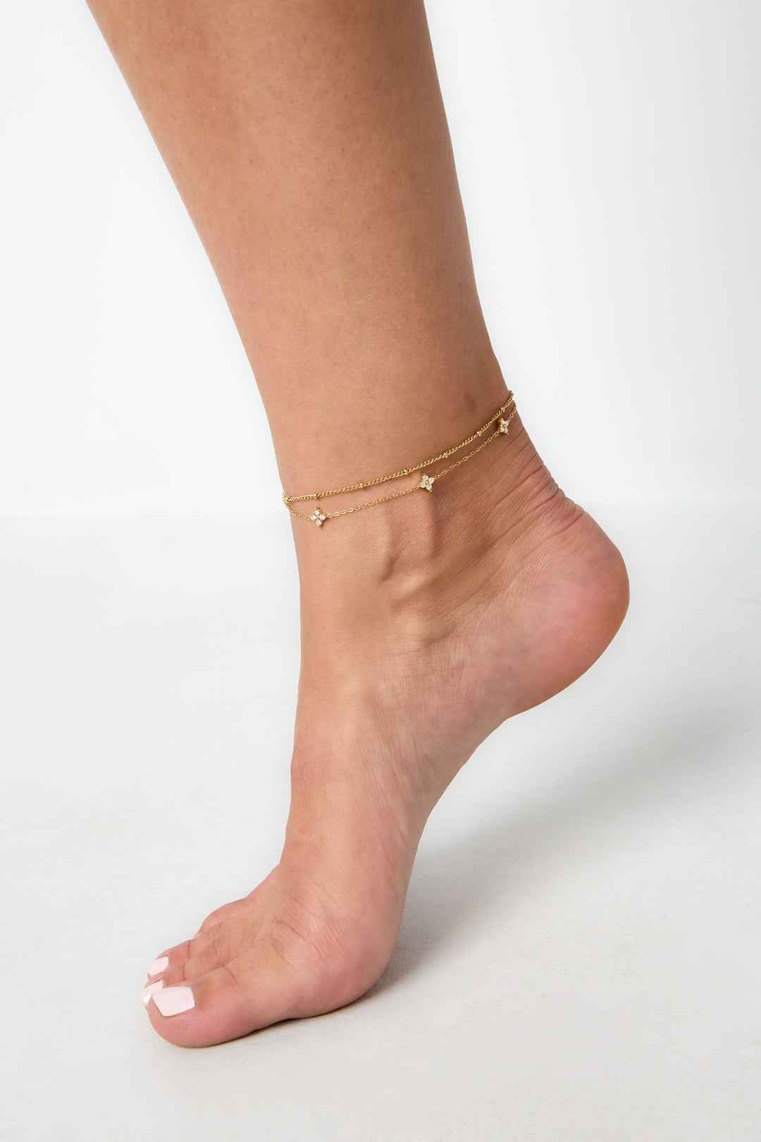 Enkelbandjes van roestvrij staal, Star Simple Daily Simple Series, damessieraden