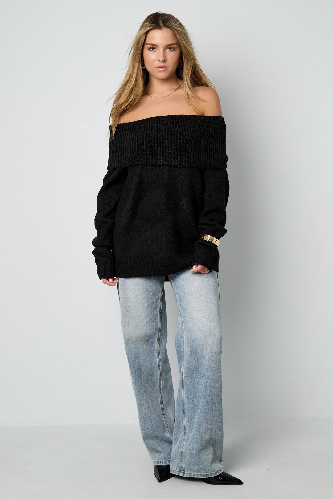 Gimme Elegante Herfst/Winter Gebreide Trui
