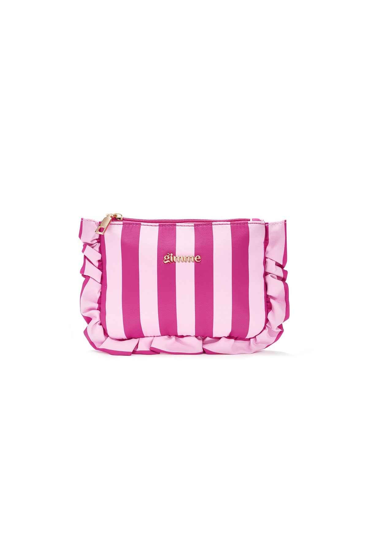 Make-up tasjes met strepen, eenvoudig, polyester, dagelijkse accessoires