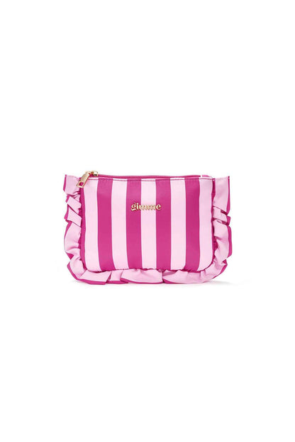 Make-up tasjes met strepen, eenvoudig, polyester, dagelijkse accessoires