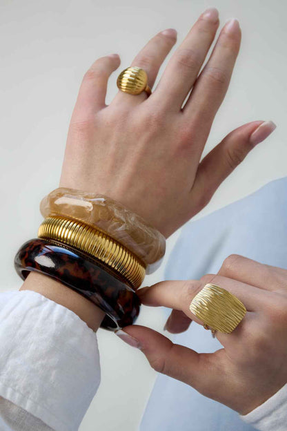 Luipaard hars armband