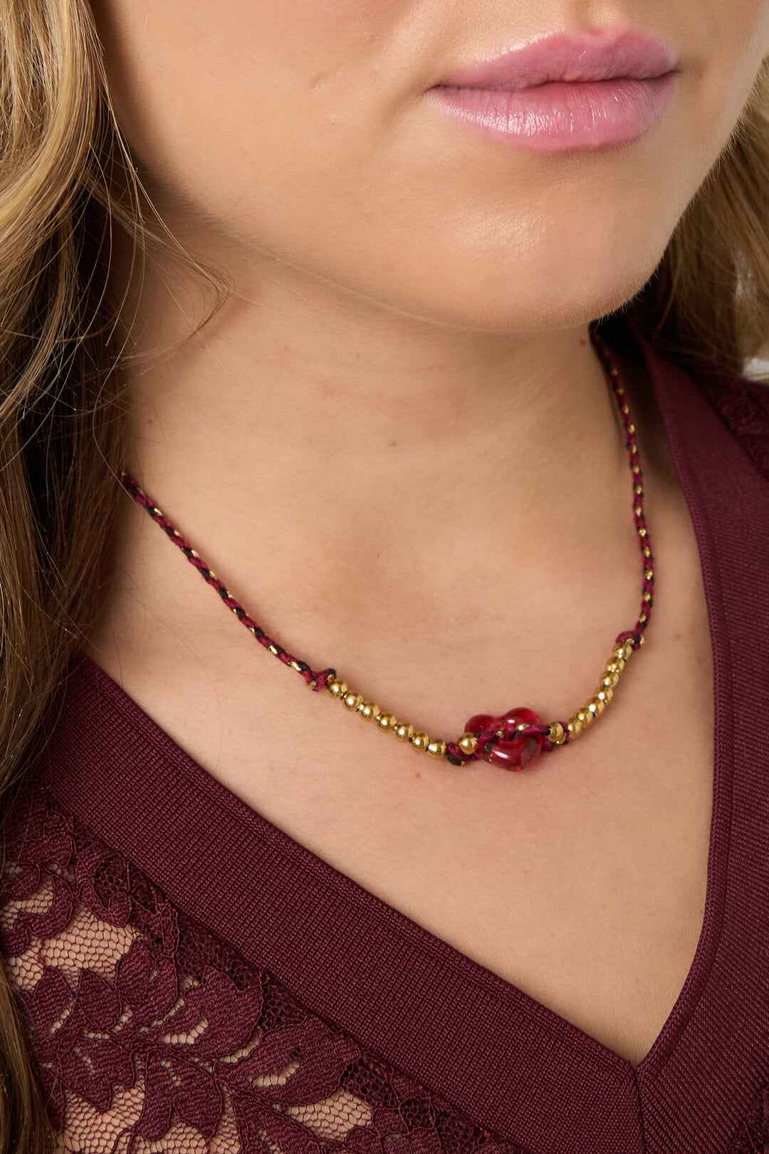Elegant Heart Beaded Necklace for Everyday Chic