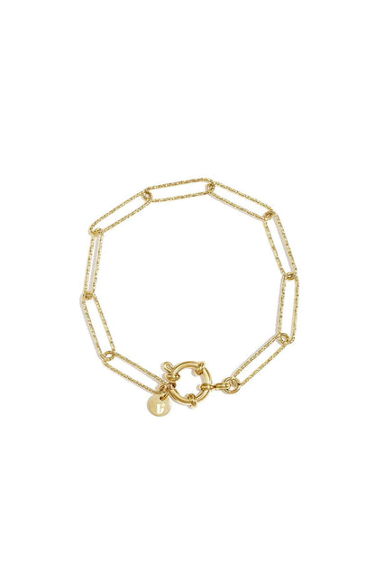 Armband met frontsluiting en lange schakels