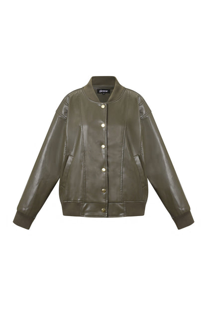 Stylish Army Green & Dark Brown Street Jackets for Fall/Winter