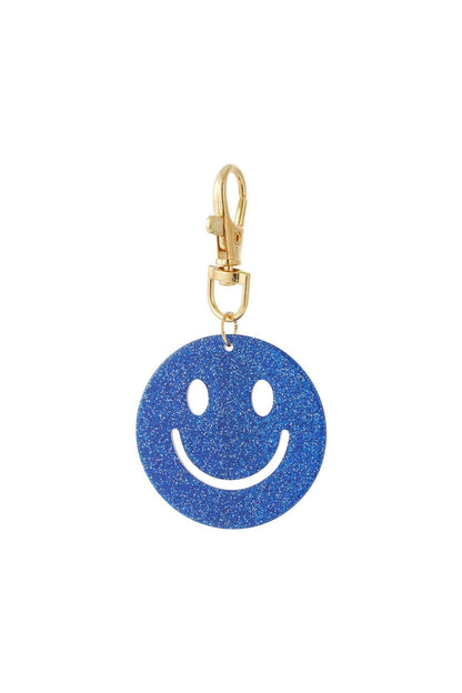 Chic Acrylic Alloy Smiling Face Keychain
