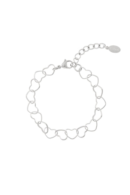 Elegant Heart Chain Bracelet for Everyday Wear