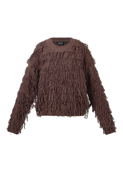 Soft Acrylic Knit Sweater for Cozy Fall/Winter