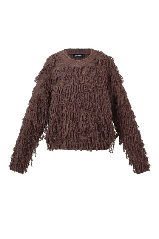Soft Acrylic Knit Sweater for Cozy Fall/Winter