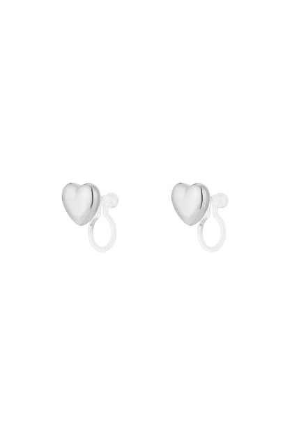 Stylish Heart-Shaped Clip-On Earrings for All Occasions
