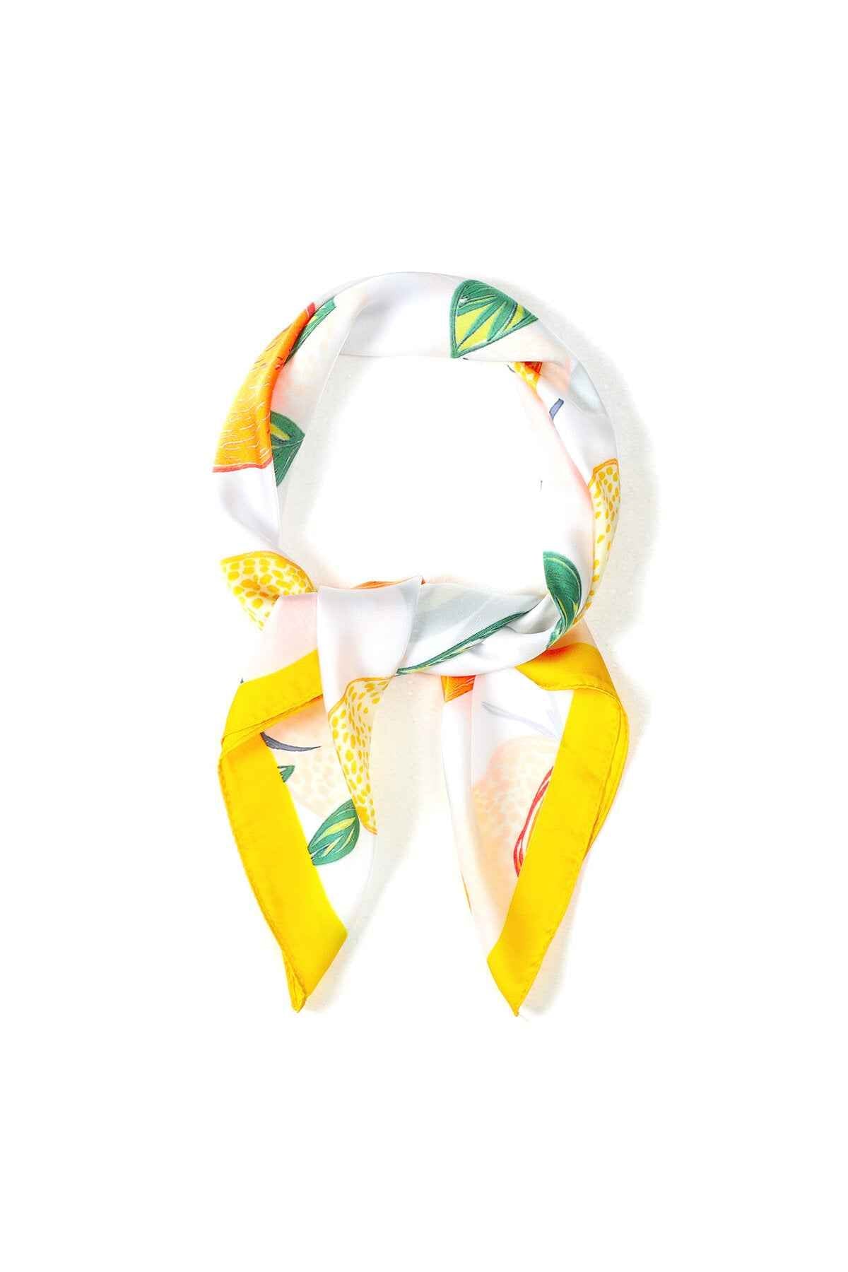 Romantic Orange Summer Scarf for Women