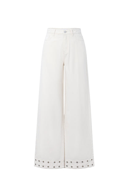 Eyelet Statement Jeans