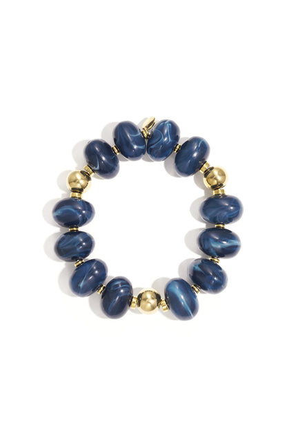Elegant Resin Beaded Bracelets for Women - Fall/Winter Style
