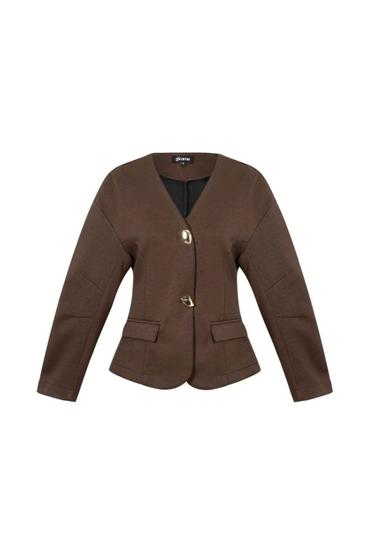 Elegant Women's Woven Suit Set for Fall/Winter