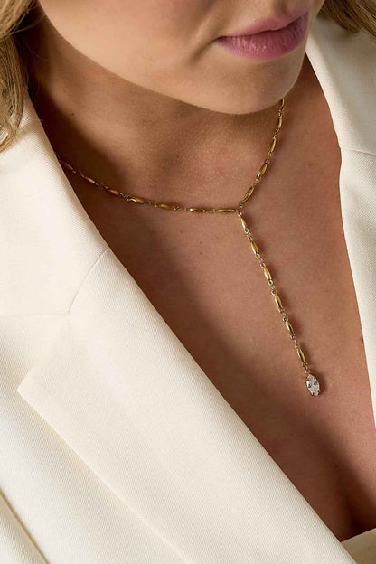 Ketting met hangende Rhinestone