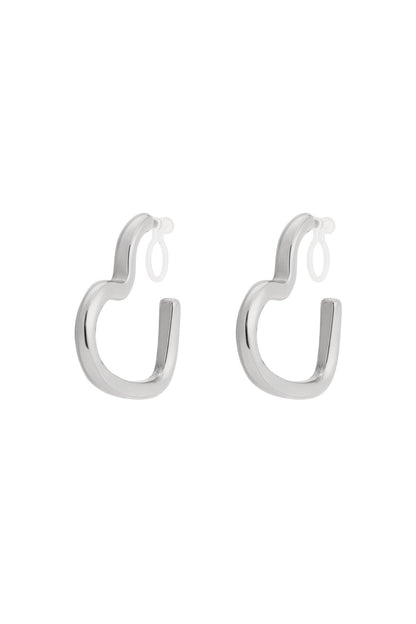 Elegant Heart-Shaped Clip-On Earrings for All