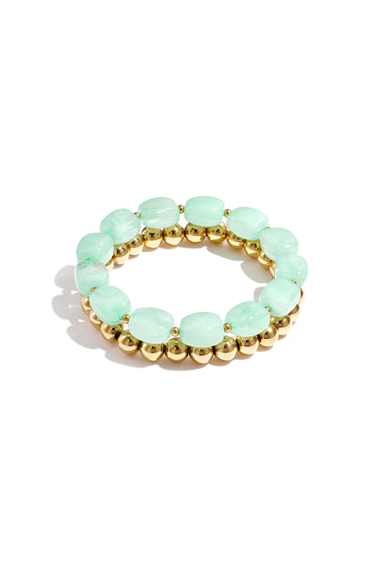 Chic Stainless Steel Beaded Bracelets for Women