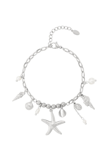 Elegant 14K Gold Plated Charm Bracelet for Women