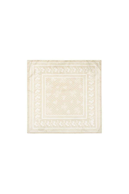 Elegant Beige Polka Dot Summer Scarf for Women