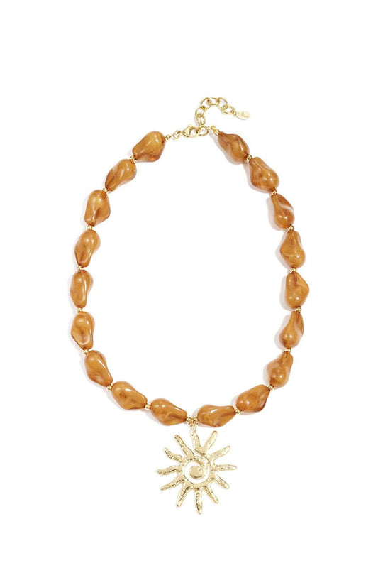 Stylish Acrylic Beaded Necklace for Spring/Summer