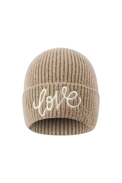 Stylish Fall/Winter Letter Hat for Women