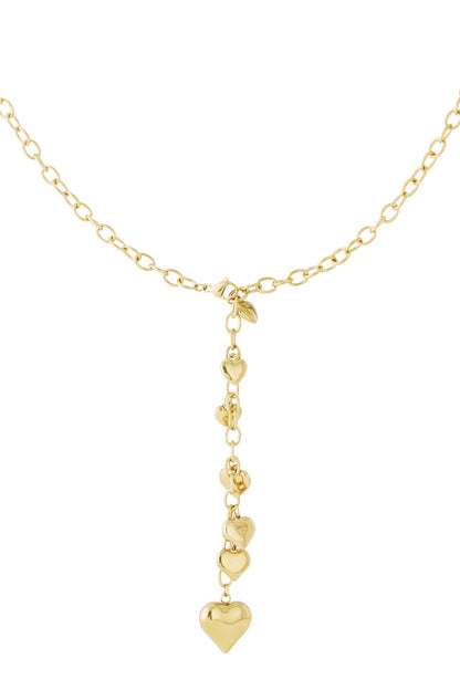 Elegant Gold Heart Pendant Necklace for Daily Wear