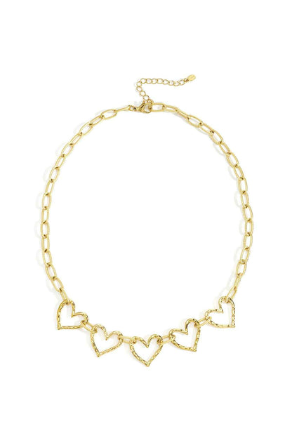 Elegant Heart Chain Necklace for Daily Wear
