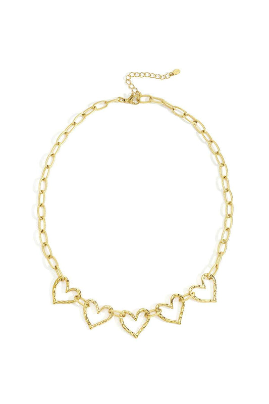 Elegant Heart Chain Necklace for Daily Wear