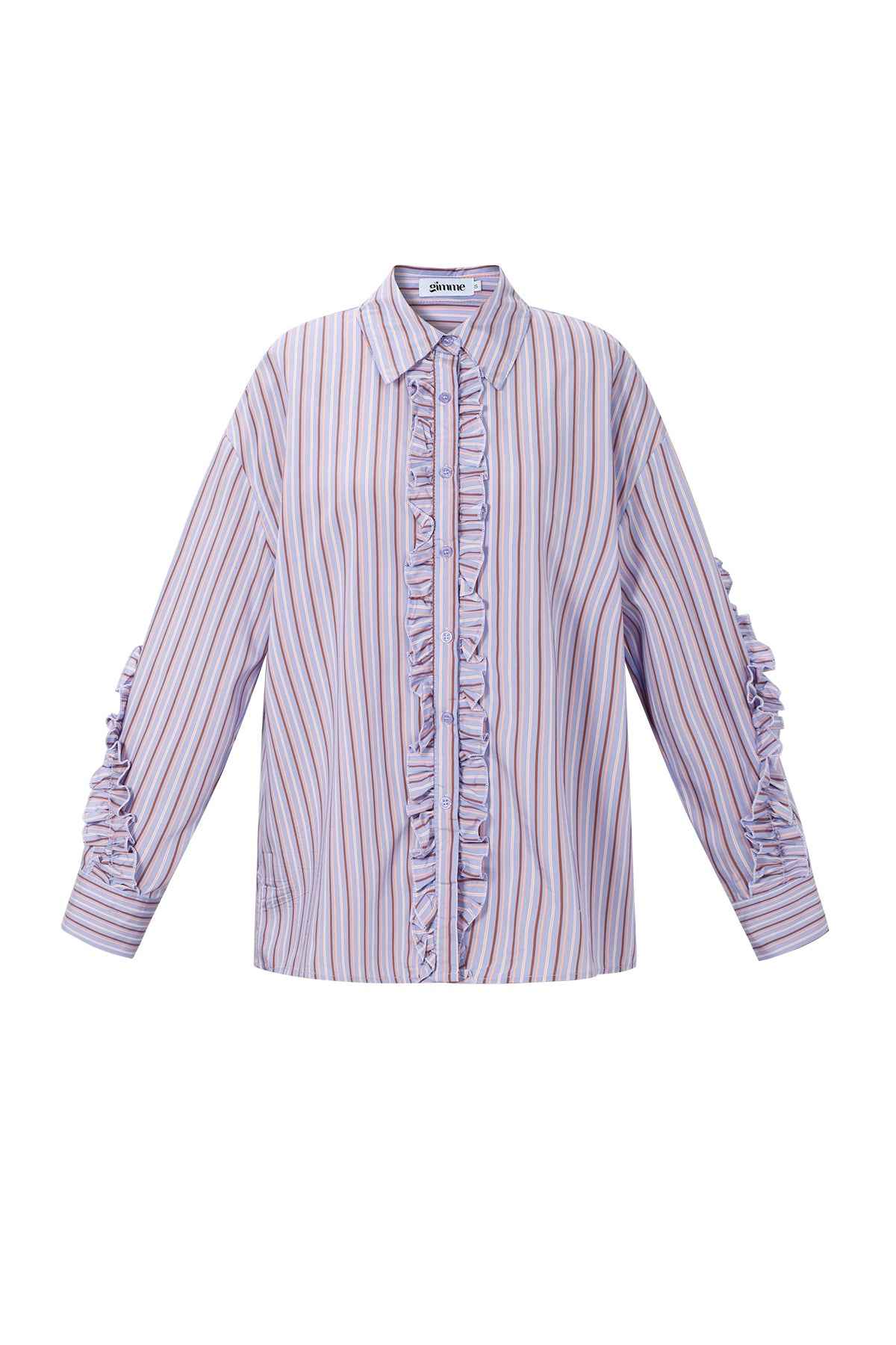 Blouse met ruches