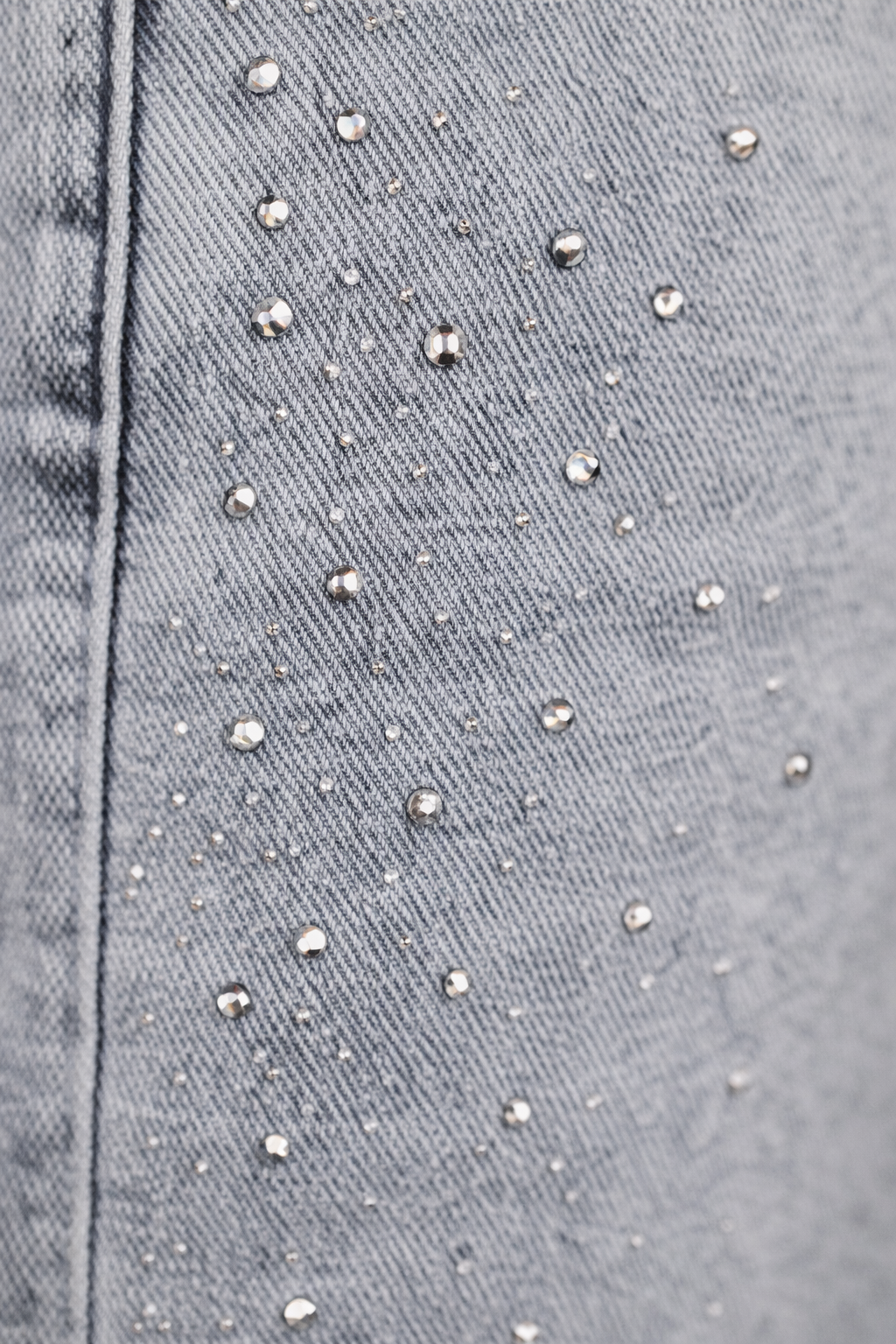Jewelly Jeans – Glitter Baggy Jeans met Rechte Pijp - My Zaya