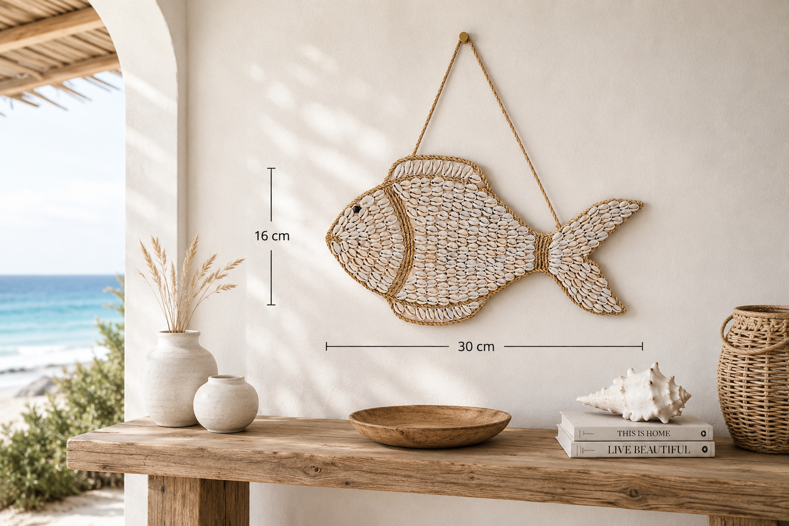 Decoratieve vis voor aan de muur