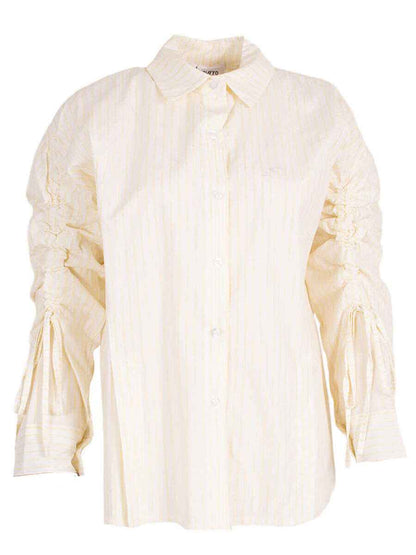 Azzurro Gestreepte Blouse Geel