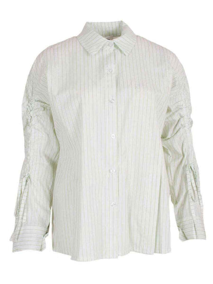Azzurro Gestreepte Blouse Groen