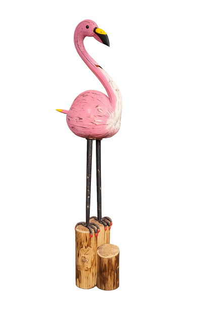 Houten Flamingo Decoratie 120 cm