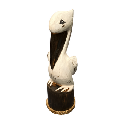 Pelikaan Decoratie Hout H30 cm