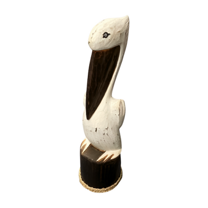 Pelikaan Decoratie Hout H50 cm