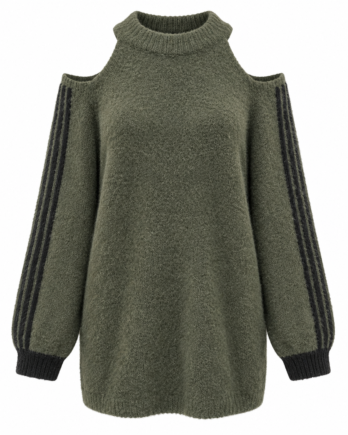 Trui Nova – Cold Shoulder Stripe
