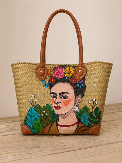 Handgemaakte Strandtas Frida Design