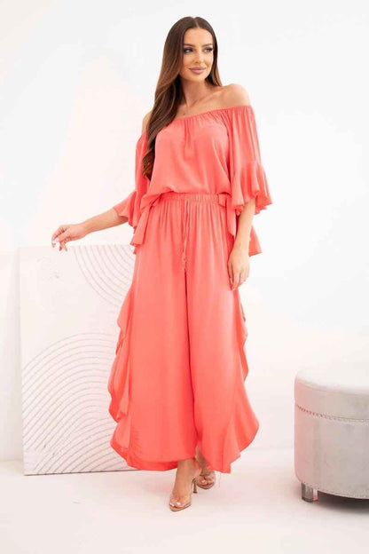 2-Delige Boho Set Koraal