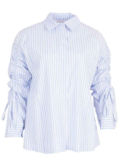 Azzurro Gestreepte Blouse Lichtblauw
