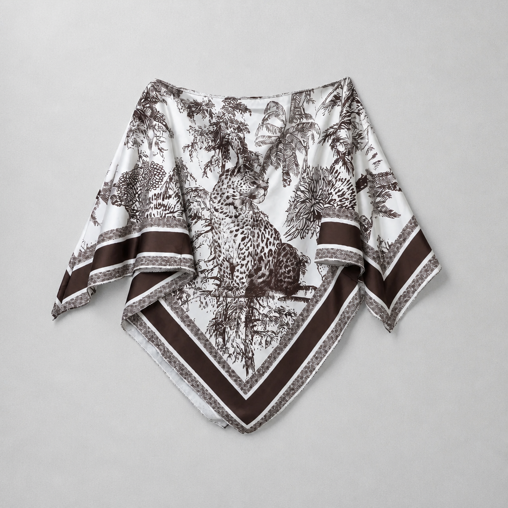 Luchtige dames set met dierenprint